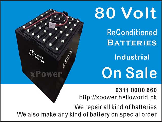 80v forklift battery
